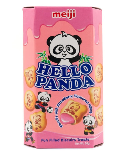 Hello Panda Strawberry Flavoured Biscuits - TokyoToys.com