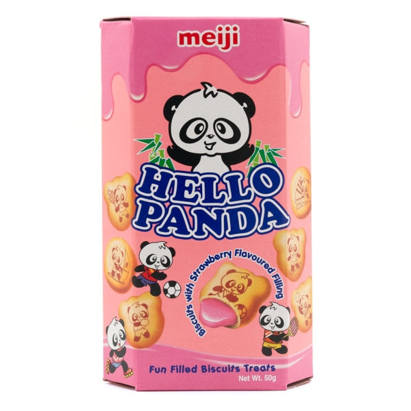 Hello Panda Strawberry Flavoured Biscuits - TokyoToys.com