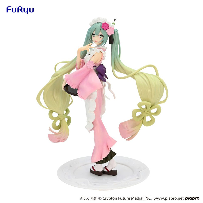 Hatsune Miku Exceed Creative PVC Statue Matcha Green Tea Parfait Cherry Blossom Ver. 20 cm (FURYU)