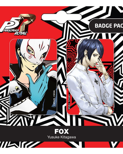 Persona 5 Royal - Fox Pin Badges (2-Pack) Set A (POP BUDDIES)