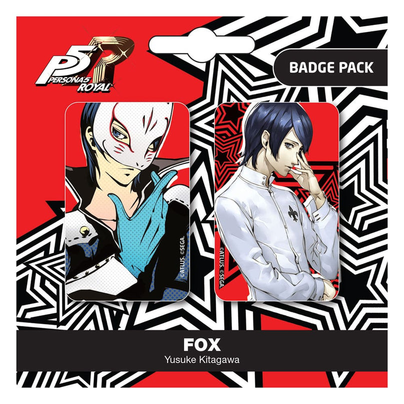 Persona 5 Royal - Fox Pin Badges (2-Pack) Set A (POP BUDDIES)