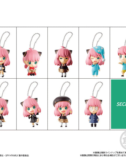 Spy X Family - Mascot Anya Shokugan Candy Collectable Assortment Blind Box Figure Keychain (BANDAI)