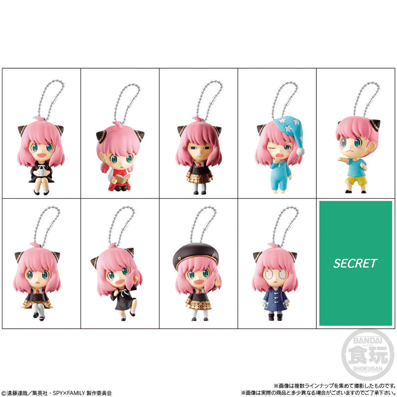 Spy X Family - Mascot Anya Shokugan Candy Collectable Assortment Blind Box Figure Keychain (BANDAI)