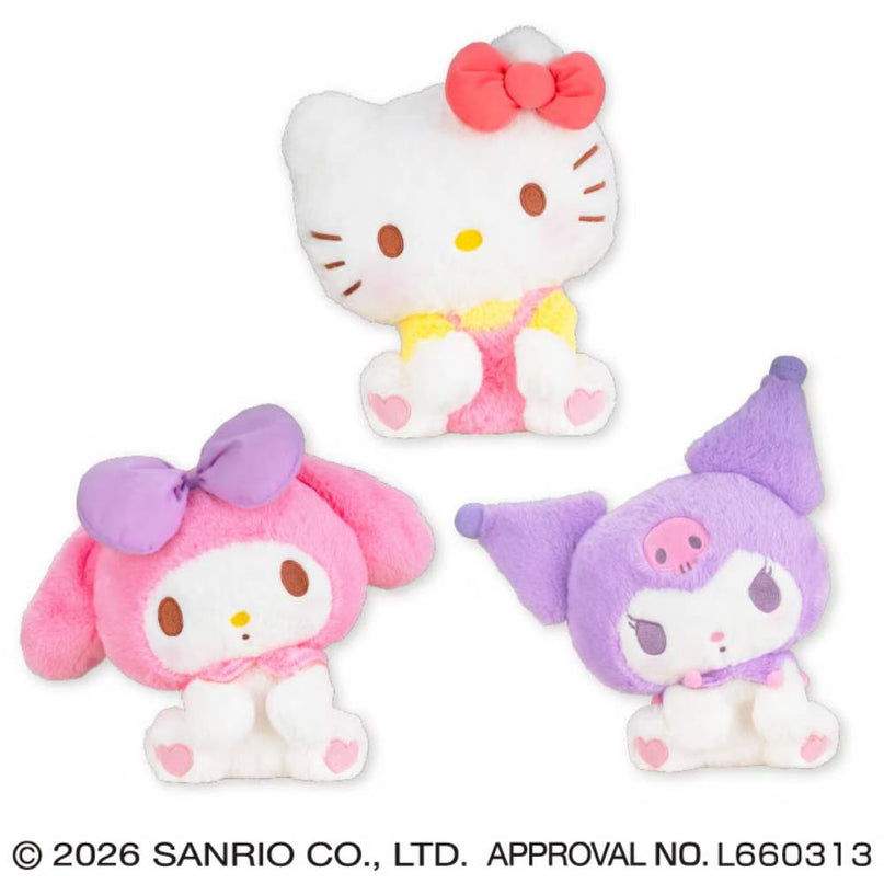 Sanrio Characters Fluffy Sitting Plush BIG Type 1 (EIKOH)