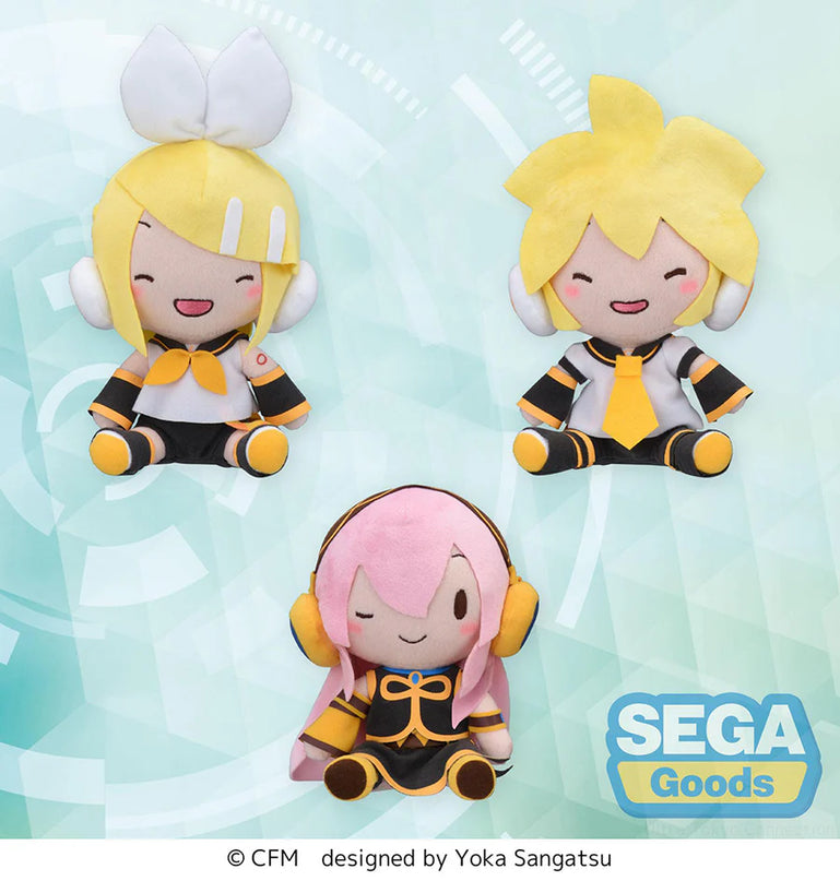 Hatsune Miku Series - Kagamine Rin, Kagamine Len & Megurine Luka Plush 16cm (EX) (SEGA)