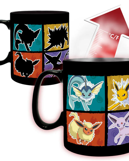 Pokemon - Eevee 460ml Heat Change Mug (ABYSTYLE)