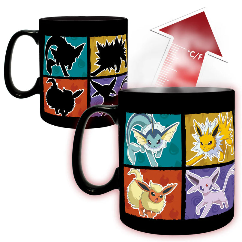 Pokemon - Eevee 460ml Heat Change Mug (ABYSTYLE)