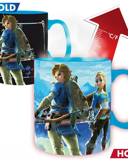 The Legend of Zelda Breath the Wild 460ml Heat Change Mug (ABYSTYLE)