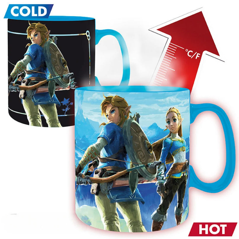 The Legend of Zelda Breath the Wild 460ml Heat Change Mug (ABYSTYLE)