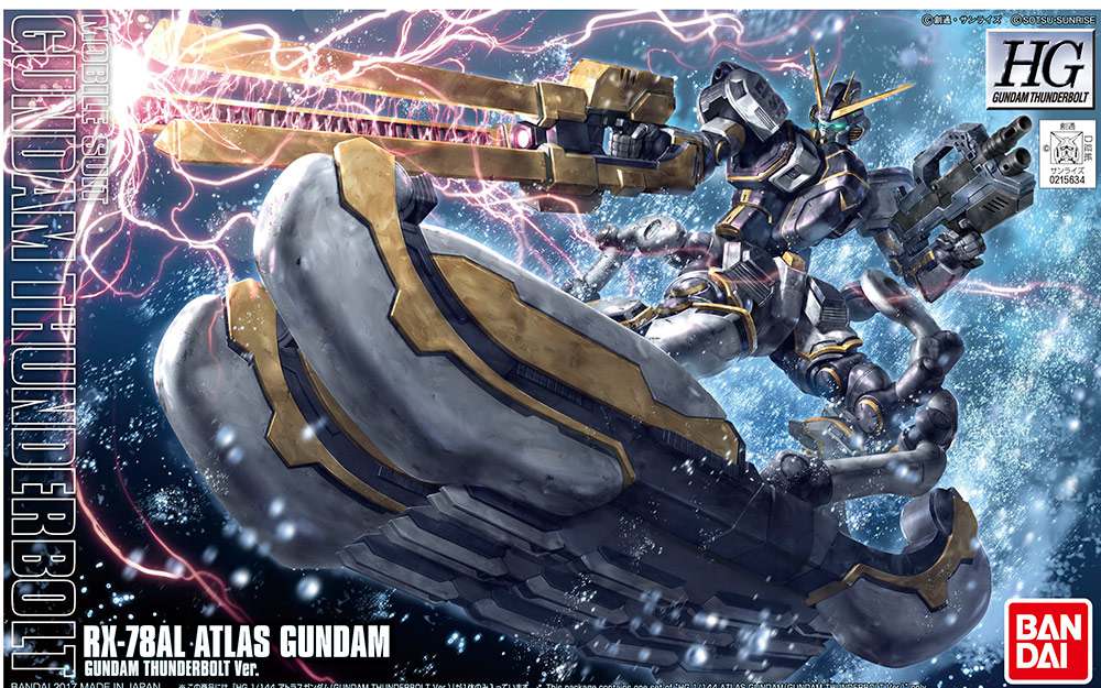 1/144 HG -  RX-78AL Atlas Gundam (Gundam Thunderbolt Ver.) - Gundam Model Kit (BANDAI)