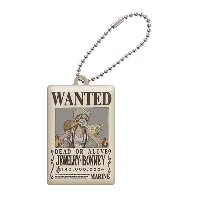 One Piece - Wanted Plate Vol. 4 Keychain Capsule (Select Character) (BANDAI)