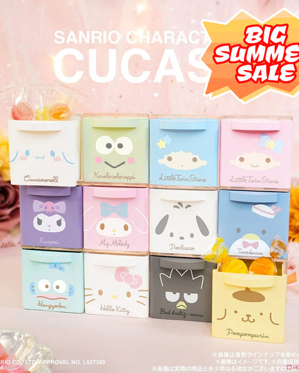 Sanrio Characters Cucase Small Storage Drawers (Select Character) (BANDAI)