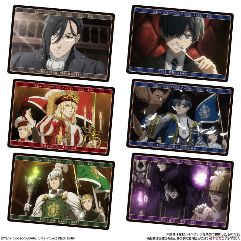 Black Butler - Public School Arc Chocolate Wafer and Card (BANDAI)