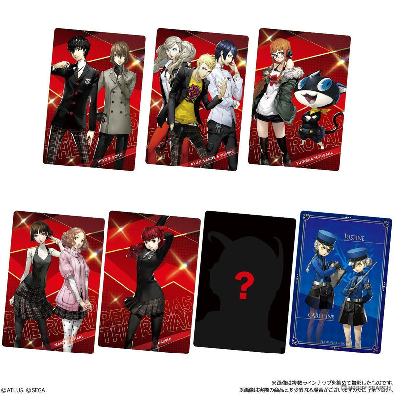 Persona P3R, P4G & P5R Caramel Wafers & Collectors Card Vol 2 (BANDAI)