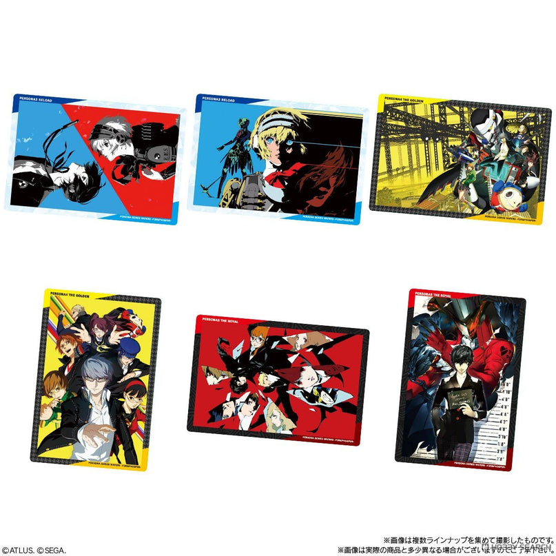 Persona P3R, P4G & P5R Caramel Wafers & Collectors Card Vol 2 (BANDAI)