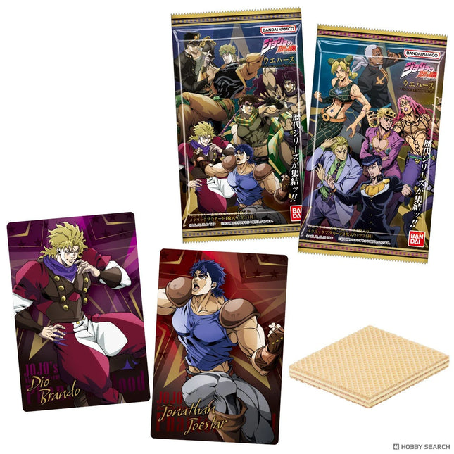 JoJo`s Bizarre Adventure - Vanilla Wafer & Collectable Card -The Animation Special II (BANDAI)