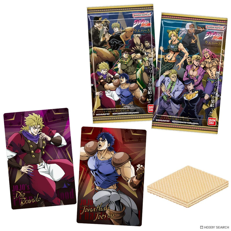 JoJo`s Bizarre Adventure - Vanilla Wafer & Collectable Card -The Animation Special II (BANDAI)