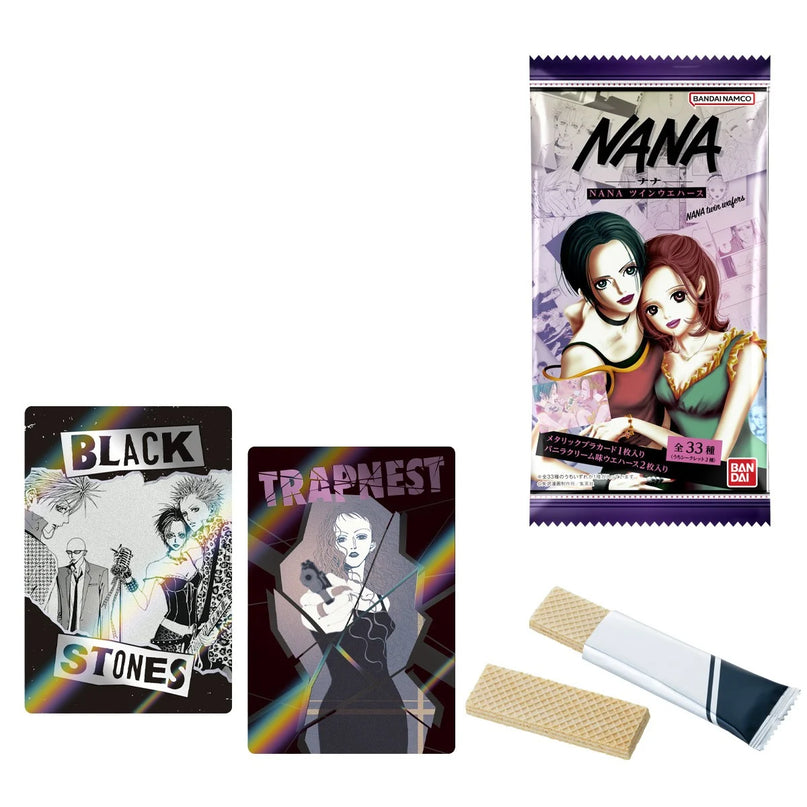 Nana - Twin Vanilla Cream Wafers & Collectable Card (BANDAI)