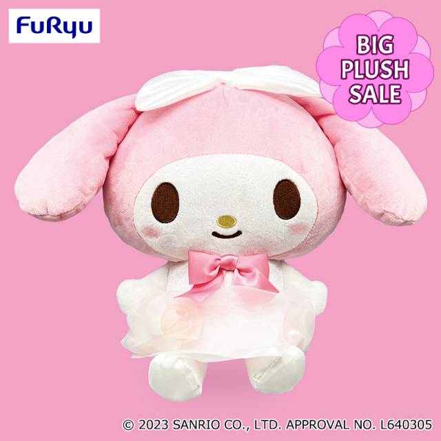 Sanrio - My Melody White Flower Dress Plush 35cm (FURYU)