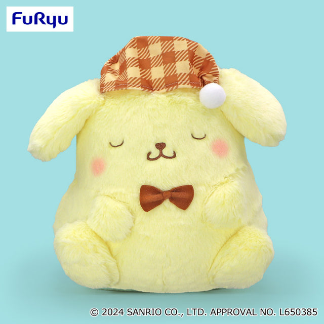 Sanrio - PomPom Purin Sleeping Plush (FURYU)