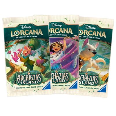 RELEASE 21st MAR 2025 Disney Lorcana TCG - Archazia's Island Set 7 - Booster Pack