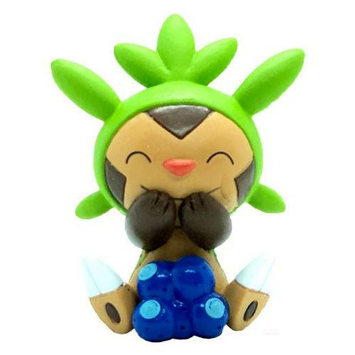 Pokemon - Chespin - Manpuku Pakupaku Eating Capsule Mini Figure 4.5cm (TAKARA TOMY ARTS)