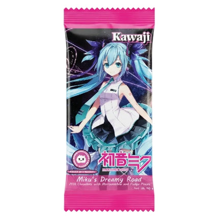 Hatsune Miku - Miku’s Dreamy Road – Milk Chocolate with Fudge & Marshmallow Pieces 40g Bar (KAWAJI)