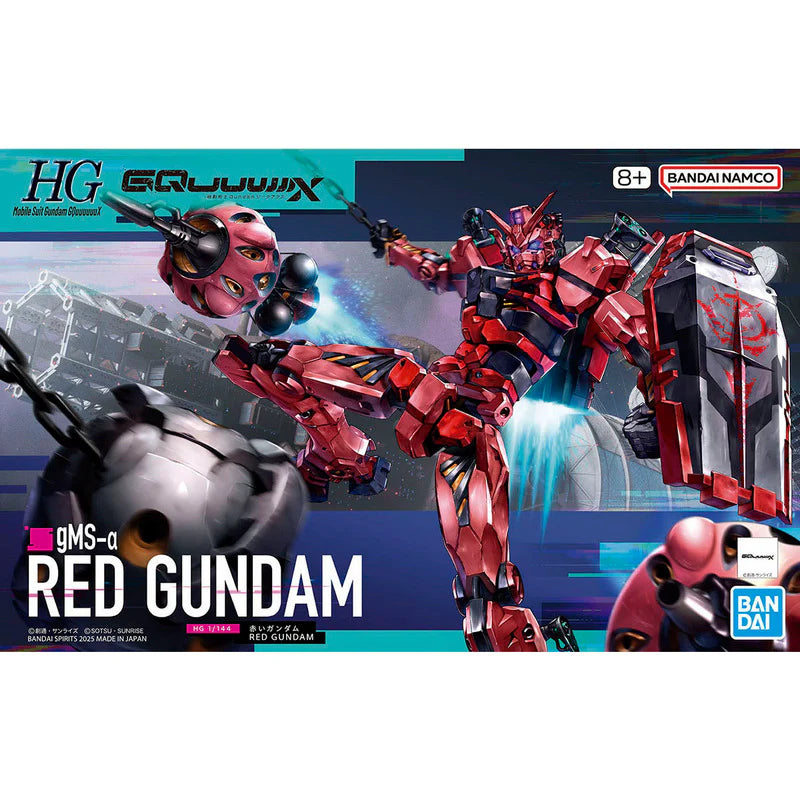 1/144 HG gMS-a Red Gundam GQuuuuuuX Gundam Model Kit (BANDAI)