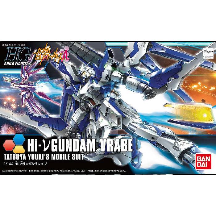 HGBF 1/144 Gundam Hi-Nu Vrabe Gundam Model Kit (BANDAI)