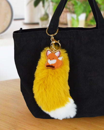 Amuse: Chokon to Kitsune Kinako Orange Fox Tail Charm 15cm (AMUSE)