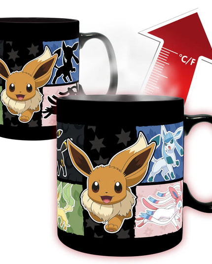 Pokemon - Eevee 460ml Heat Change Mug (ABYSTYLE)