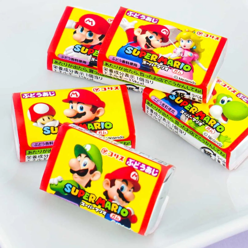 Super Mario Grape Gum 6g (CORIS)