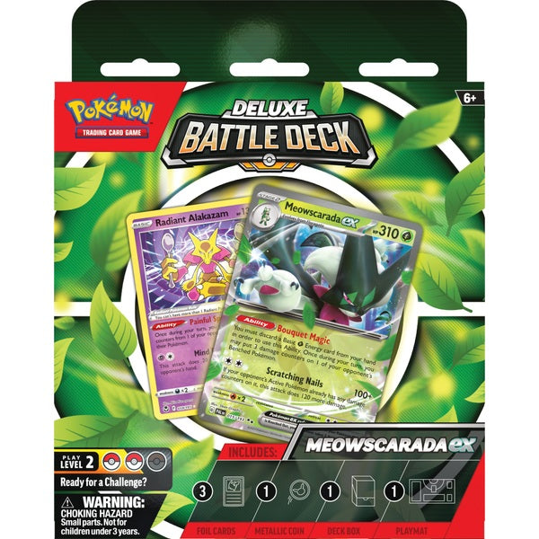 Pokemon TCG - Quaquaval EX / Meowscarada EX Deluxe Battle Deck