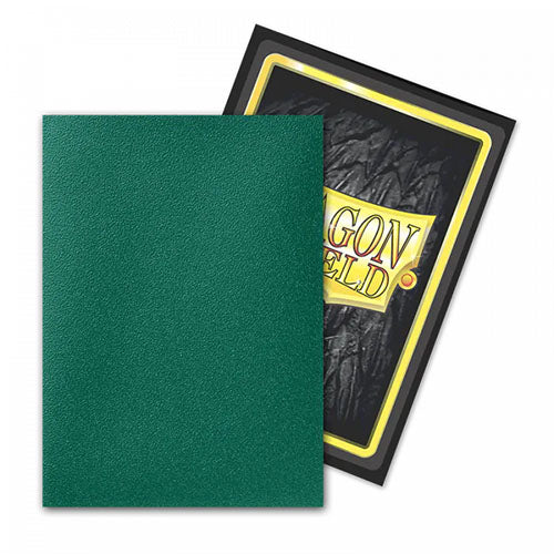 Dragon Shield - Dual Matte Art Standard Size Sleeves 100pk - Limited Edition Metallic Power Green