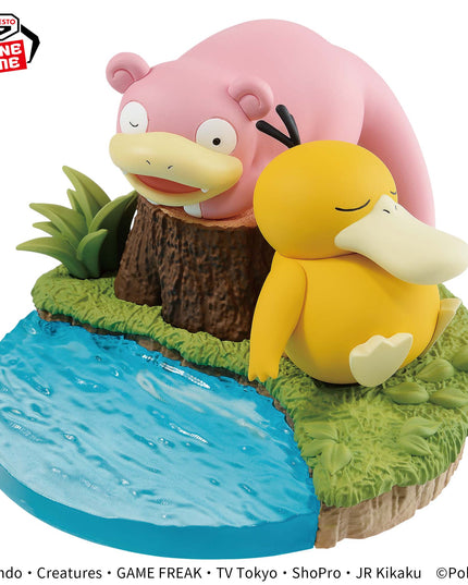 Pokémon - Relaxing Time Psyduck & Slowpoke Figure 12cm (BANPRESTO)