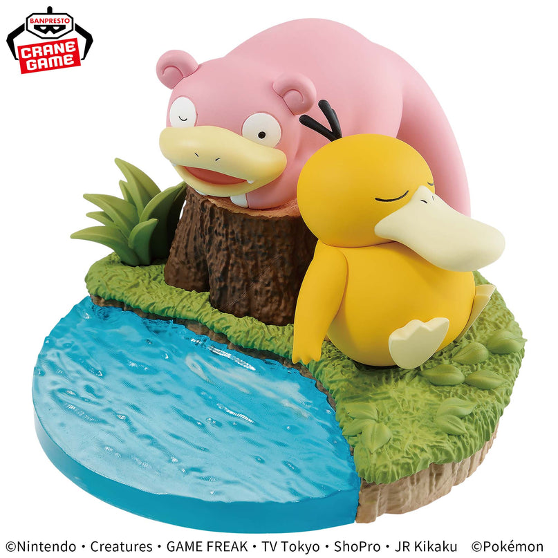 Pokémon - Relaxing Time Psyduck & Slowpoke Figure 12cm (BANPRESTO)