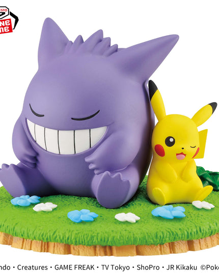 Pokemon - Relax Time Pikachu & Gengar Figure 11cm (BANPRESTO)