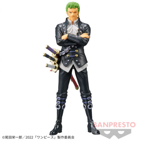 One Piece - Zoro DXF Grandline Men "FILM RED" PVC Statue (BANPRESTO)
