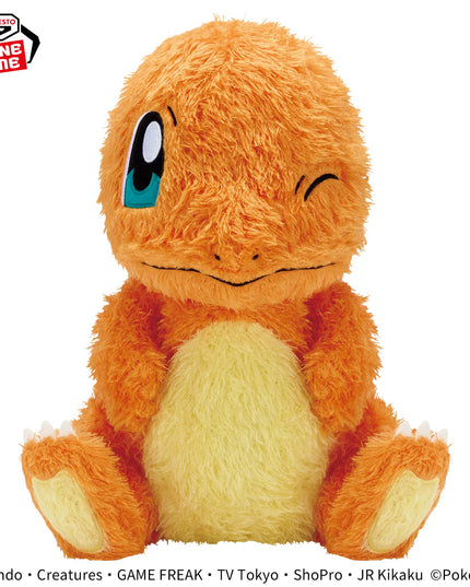 Pokemon - Charmander Mechamofugu Relaxing Time Fuzzy Plush 31cm (BANPRESTO)