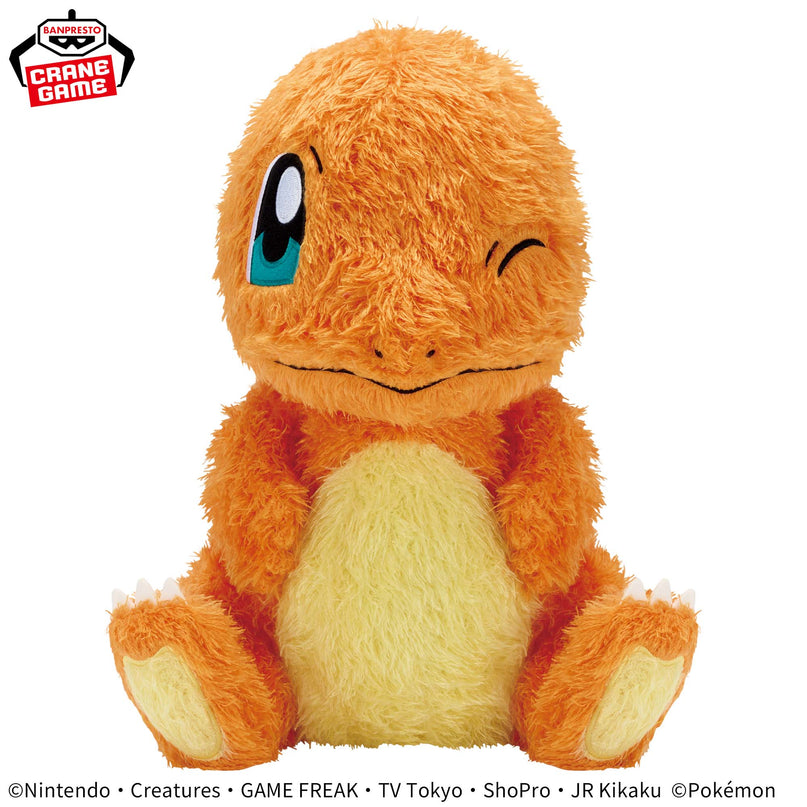 Pokemon - Charmander Mechamofugu Relaxing Time Fuzzy Plush 31cm (BANPRESTO)