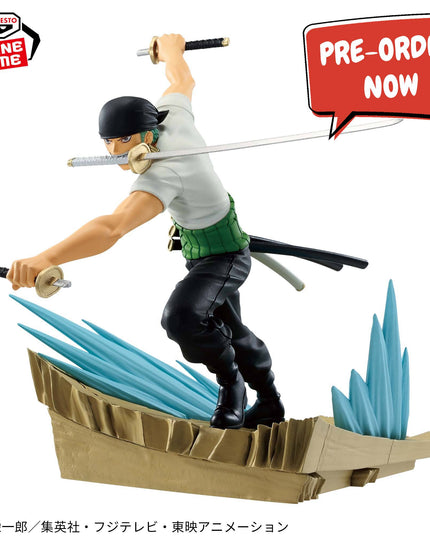 One Piece - Roronoa Zoro - War Scenery Figure 11cm (BANPRESTO) PREORDER APR