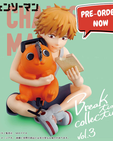 Chainsaw Man - Denji & Pochita Break Time Collection Vol.3 7cm (BANPRESTO) PREORDER APR