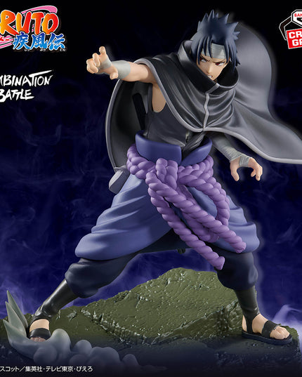 Naruto Shippuden - Uchiha Sasuke - Combination Battle Figure 15cm (BANPRESTO)
