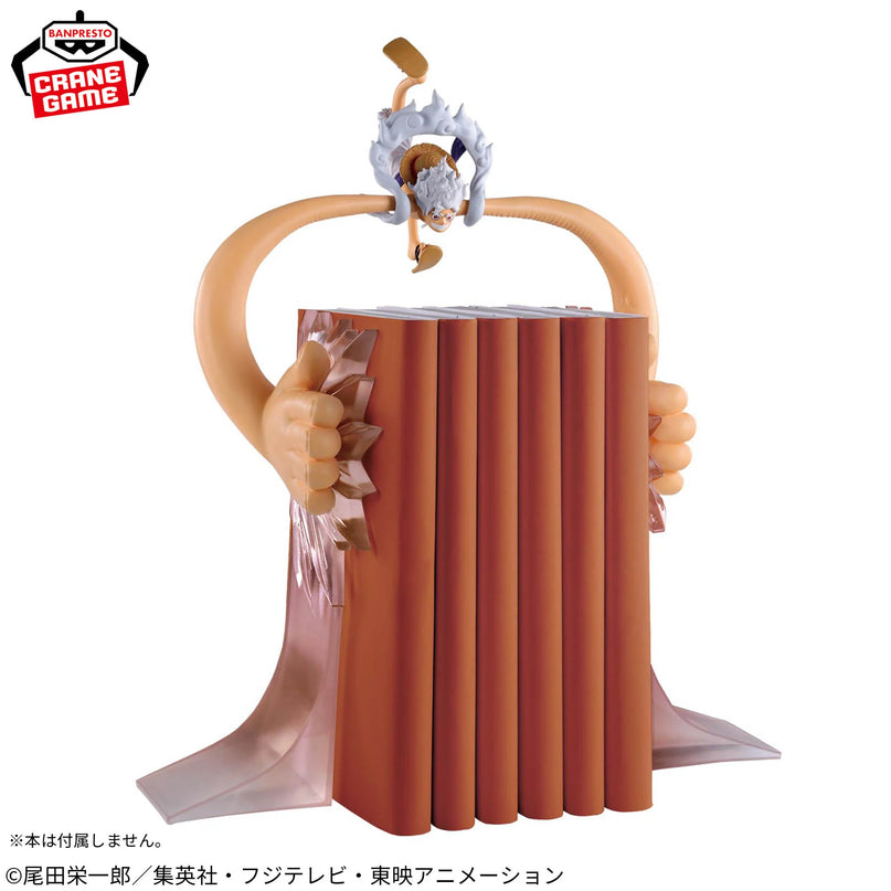 One Piece - Luffy Gear 5 Figure Life Book Holder Figure 27cm (BANPRESTO)
