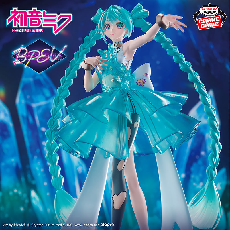 Hatsune Miku - BANPRESTO EVOLVE Clearluxe - EmeraldGem - Figure 28cm (BANPRESTO)