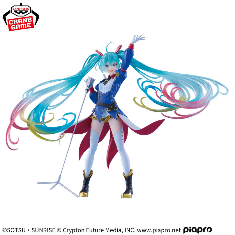 Gundam 45th Anniversary x Hatsune Miku BANPRESTO EVOLVE-GUNDAM Collaboration Figure (BANPRESTO)