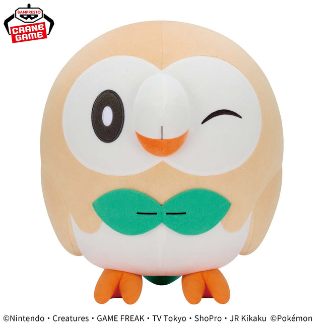 Pokemon - Rowlet BIG Plush 31cm (BANPRESTO)