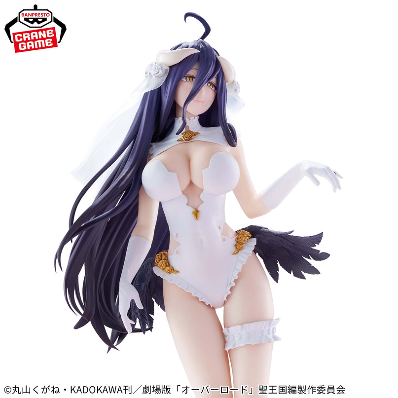 Overlord - Albedo Wedding Ver. GLITTER & GLAMOURS Figure 27cm (BANPRESTO)