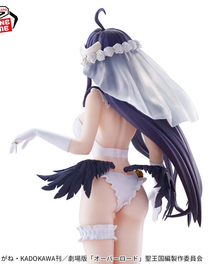 Overlord - Albedo Wedding Ver. GLITTER & GLAMOURS Figure 27cm (BANPRESTO)