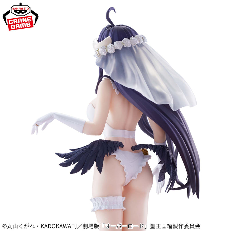 Overlord - Albedo Wedding Ver. GLITTER & GLAMOURS Figure 27cm (BANPRESTO)